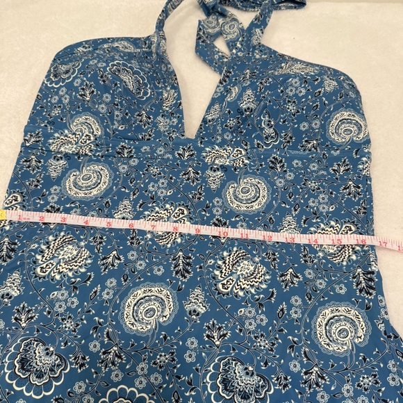 Boden Ithaca Halter Swimsuit One Piece Women's Blue size US 16-18L - Picture 8 of 10